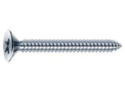 VITI AUTOFILETTANTI TESTA SVASATA PIANA ACCIAIO ZINCATO BIANCO- - ø mm.3,5x16 - 500 pezzi MUSTAD