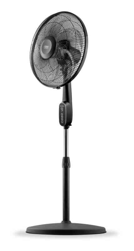 CFG QUIET 2.0 Ventilatore a Piantana EV129 40cm Silenzioso 32W, 9 Velocità, 3 Modalità, 6 Pale, Telecomando, Timer 8 Ore, Oscillazione 90°, Altezza 140 cm Regolabile, Ventilatore Silenzioso da Casa e Ufficio