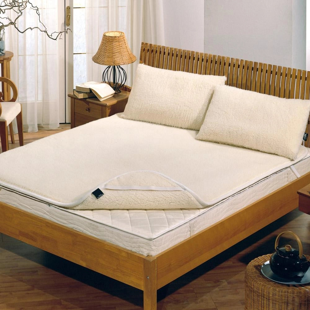 Coprimaterasso Pura Lana Merinos Singolo 800gr Cober Basic Beige