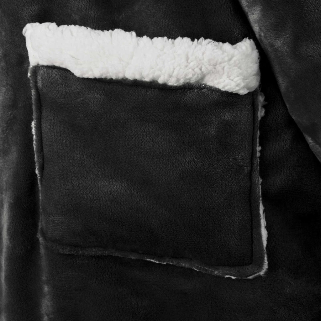 Felpa coperta Nero M Pile e Flanella 42017203