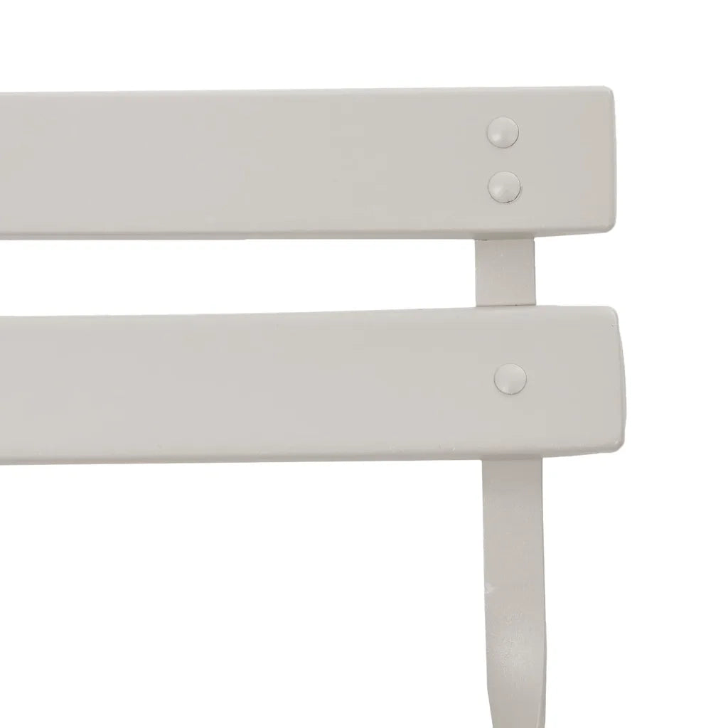Sedia Pieghevole da Giardino 2 pcs Beige 42 x 46 x 82cm Metallo 42002959