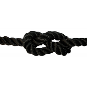 CIMA RITORTA NERA A.T.Ø MM8 MT200 BLACK TWISTED ROPE A.T.Ø MM40 MT100