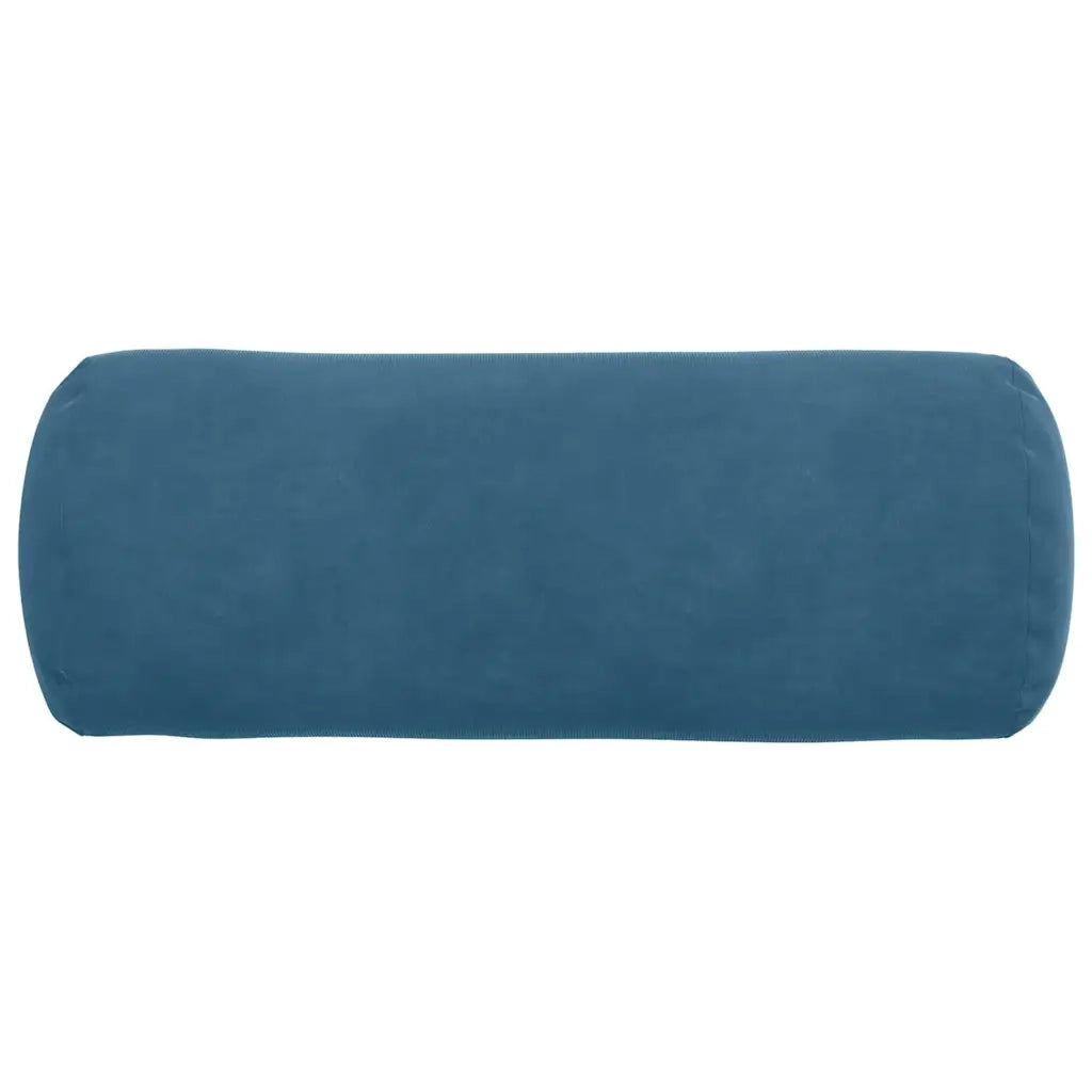Cuscini a rullo 2 pz | Cuscini per sedie Blu ? 15 x 40 cm Tessuto in Cords