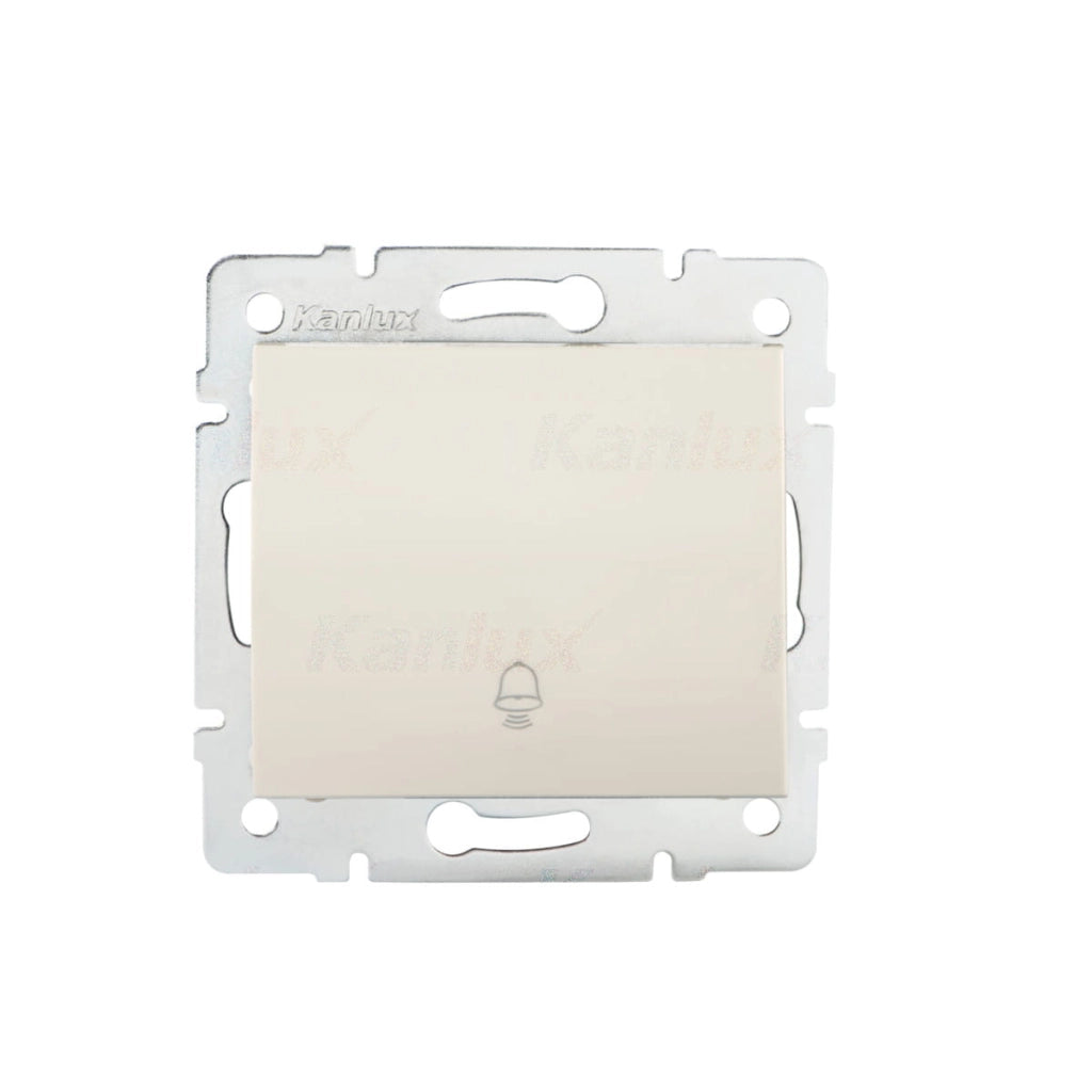 Kanlux LOGI Pulsante Campanello Crema da Incasso 25131