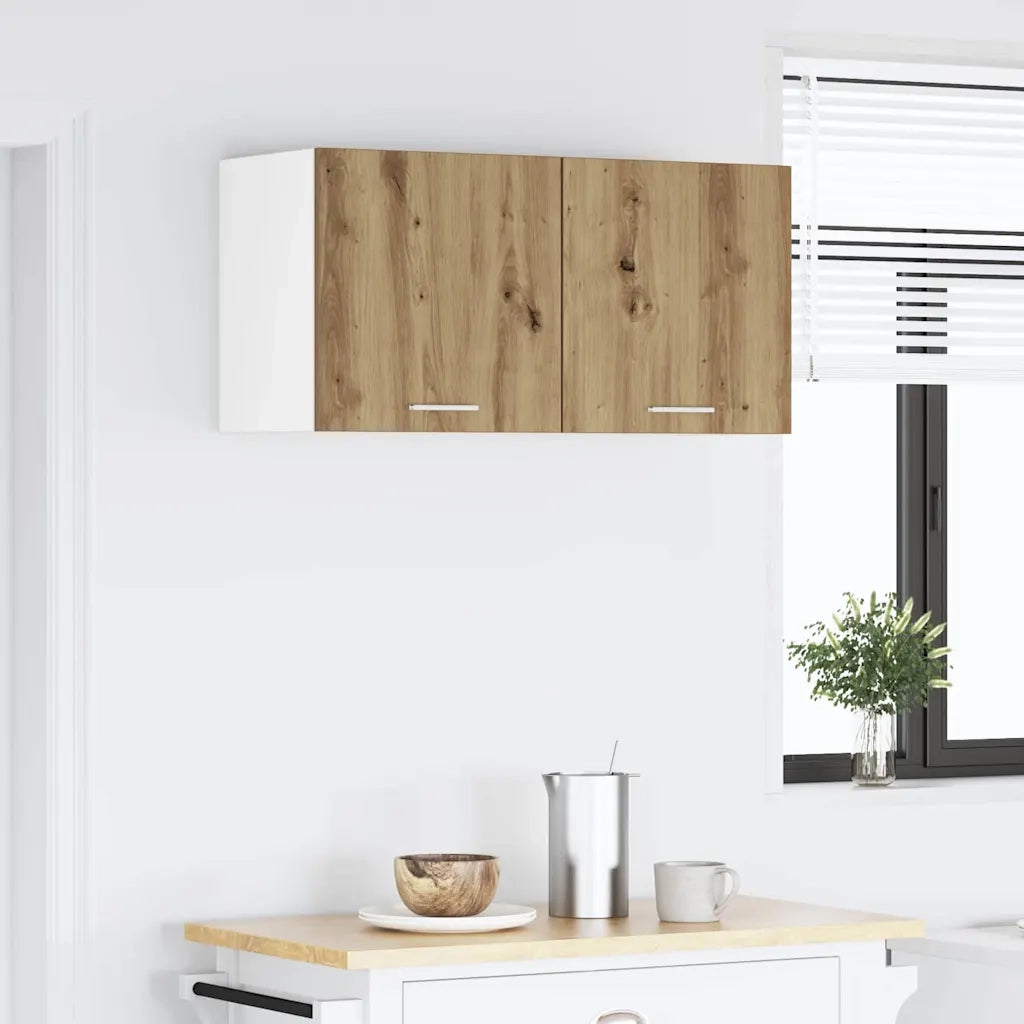 Armadio pensile con porta Rovere artigianale 80 x 31 x 40 cm 884185