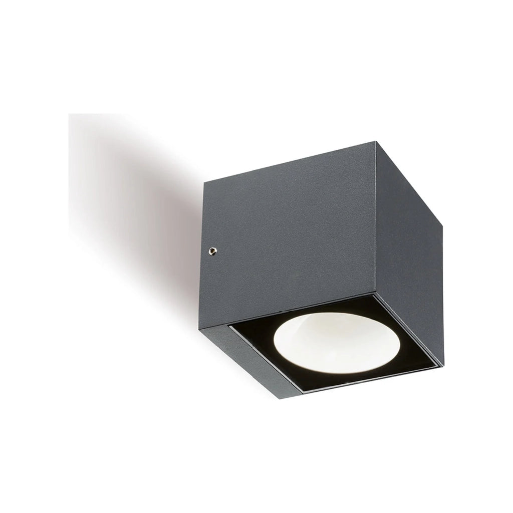 Applique Esterni E Interni In Alluminio Grigio Led 6 W 450 Lm 4000K Lula