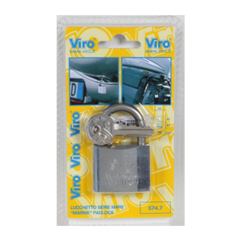 VIRO BL 574 LUCCHETTO MARE ARCO 40MM OTTONE