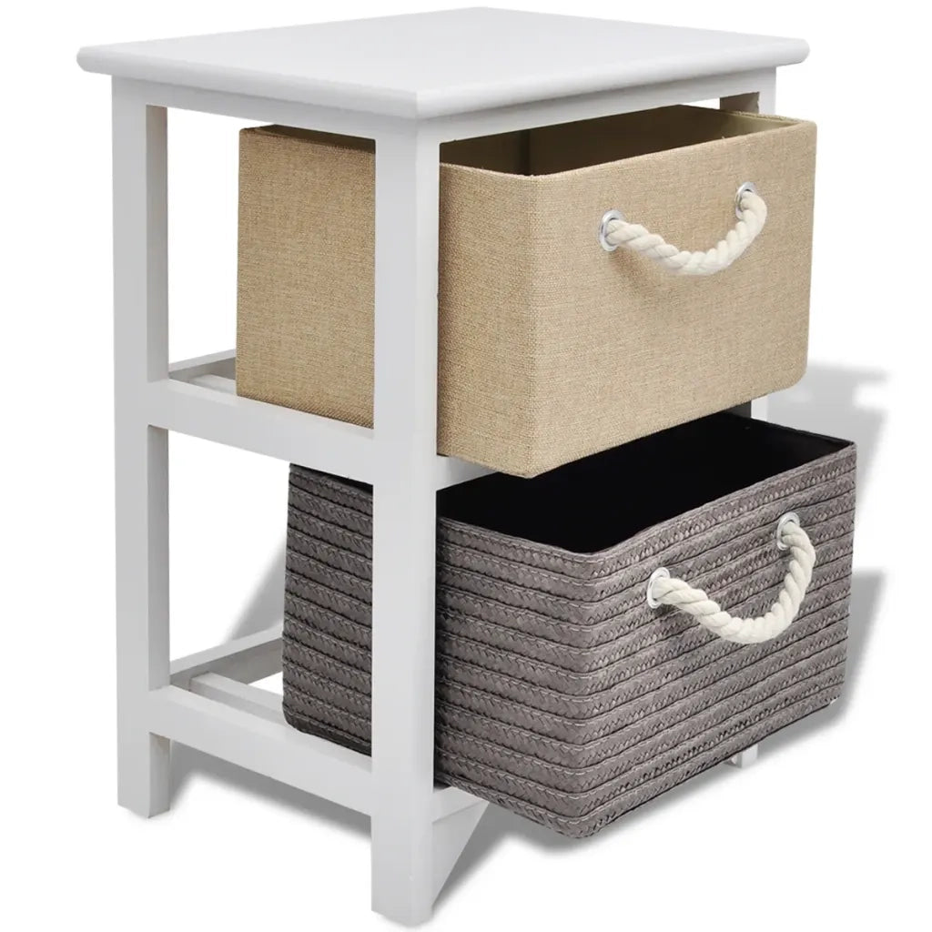 Comodini 2 pz in Legno 242889