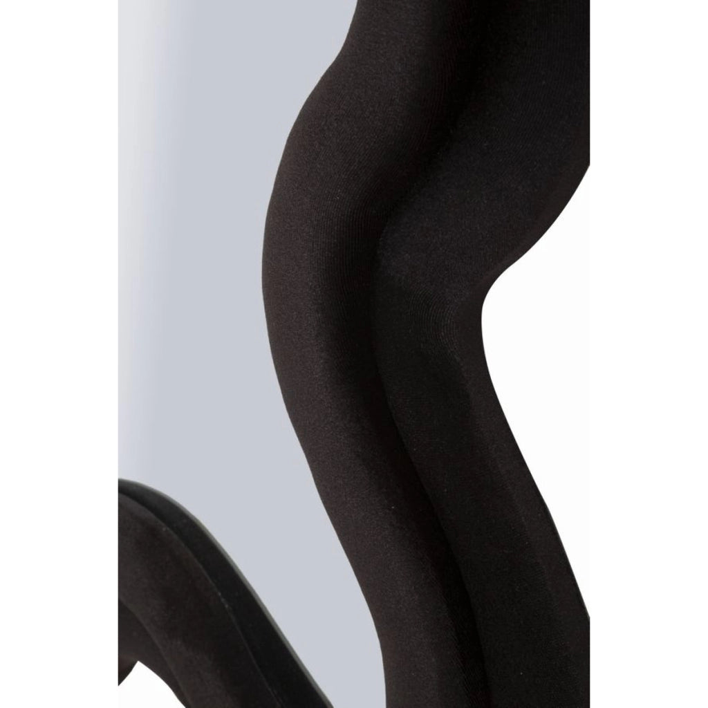 Specchio con Cornice Onda 5, Nero, MDF, 58x4x160 cm