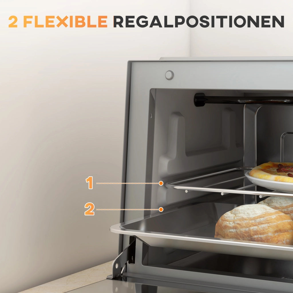 Forno Mini ¨C Minimal ¨C 9L Acciaio Inox Argento