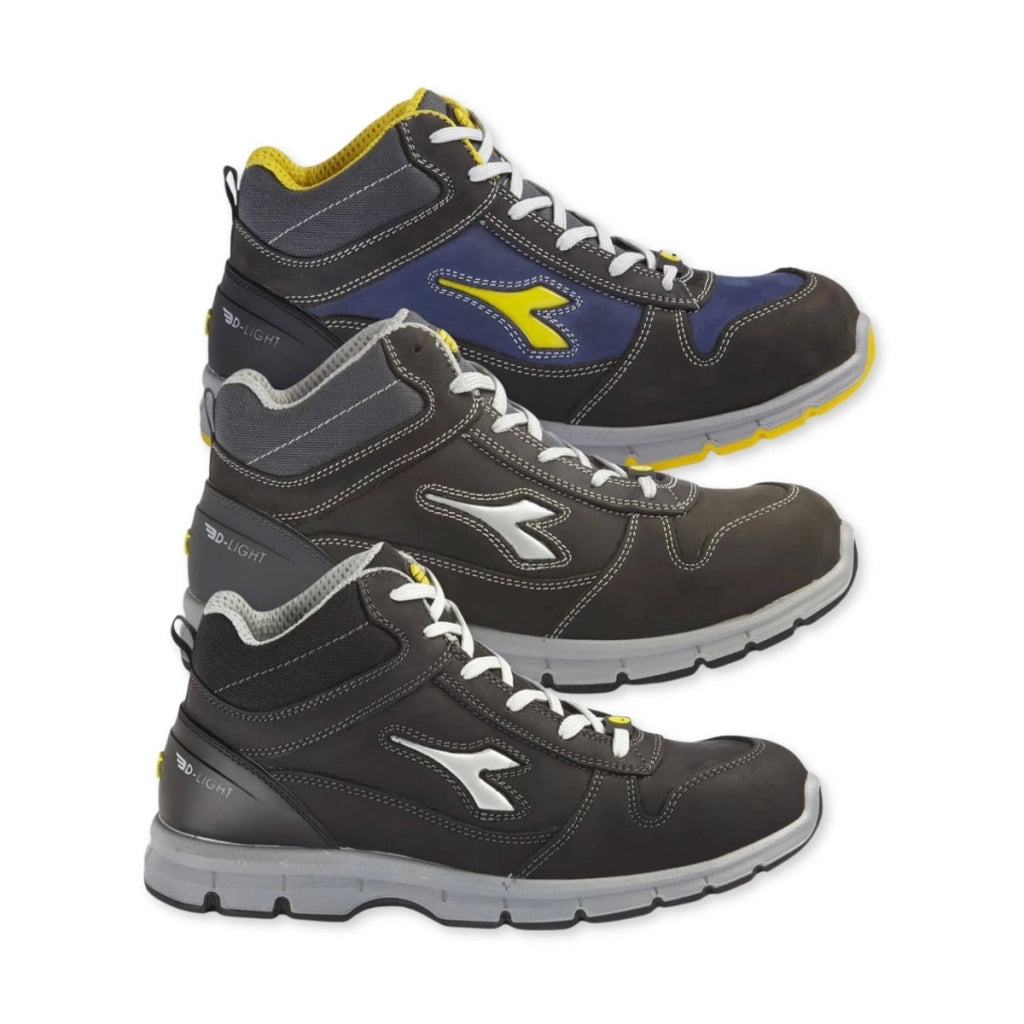 Run Mid S3 ESD SRC Scarponcino Alto Antinfortunistico da Lavoro | Diadora Utility 39