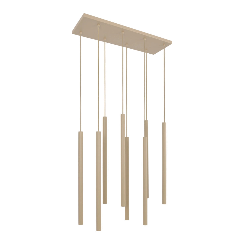 Lampada a sospensione decorativa SUNO beige 8xG9 Kaja