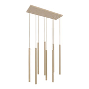 Lampada a sospensione decorativa SUNO beige 8xG9 Kaja