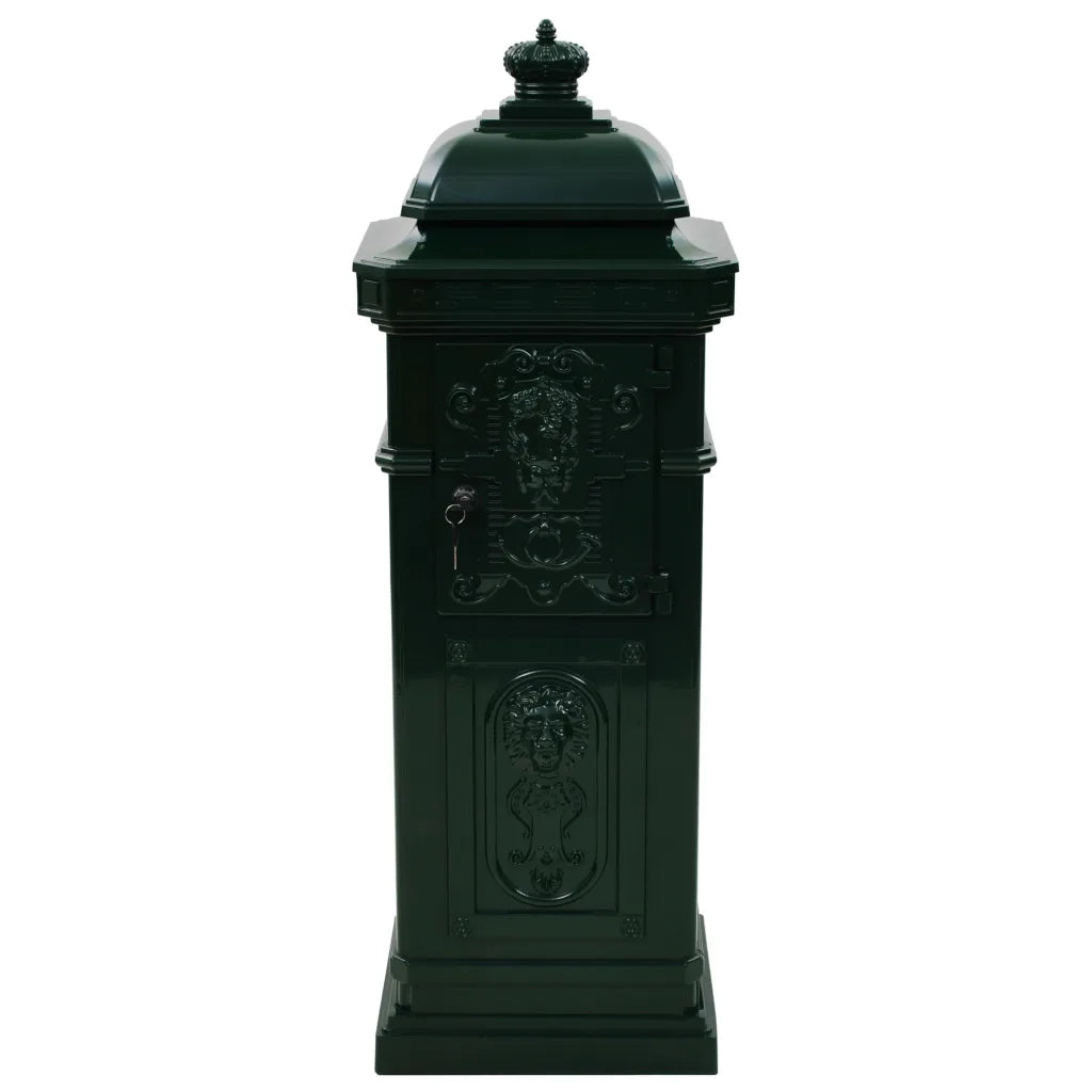 Cassetta della Posta in Alluminio Inossidabile Vintage Verde 43890