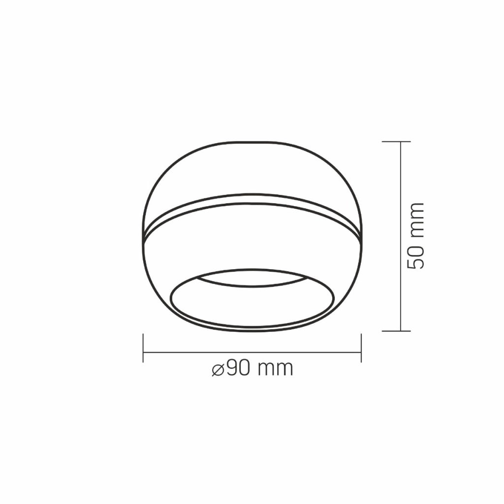 Faretto da incasso soffitto bianco GX53 Videx Spotlight