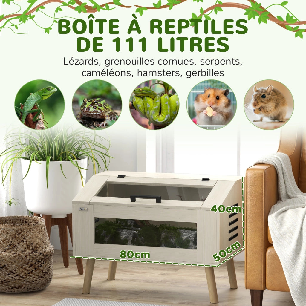 Terrarium per Rettili ¨C Minimal ¨C 80x50x60 cm