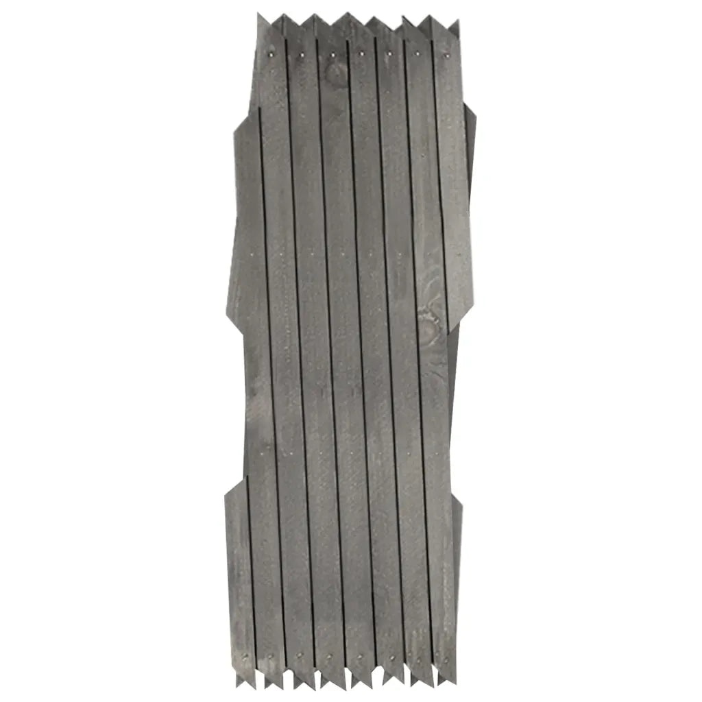 Recinzione a Traliccio 5 pz in Massello Abete Grigio 180x30 cm 316423
