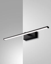 Nala Lampada da Parete LED Integrato 10W 1200lm 3000K IP44 Struttura in Metallo e Metacrilato Colore Nero, Design Moderno ed Elegante