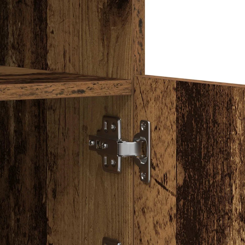 Madia LED Legno vecchio 60,5 x 37 x 67 cm Legno multistrato 863042