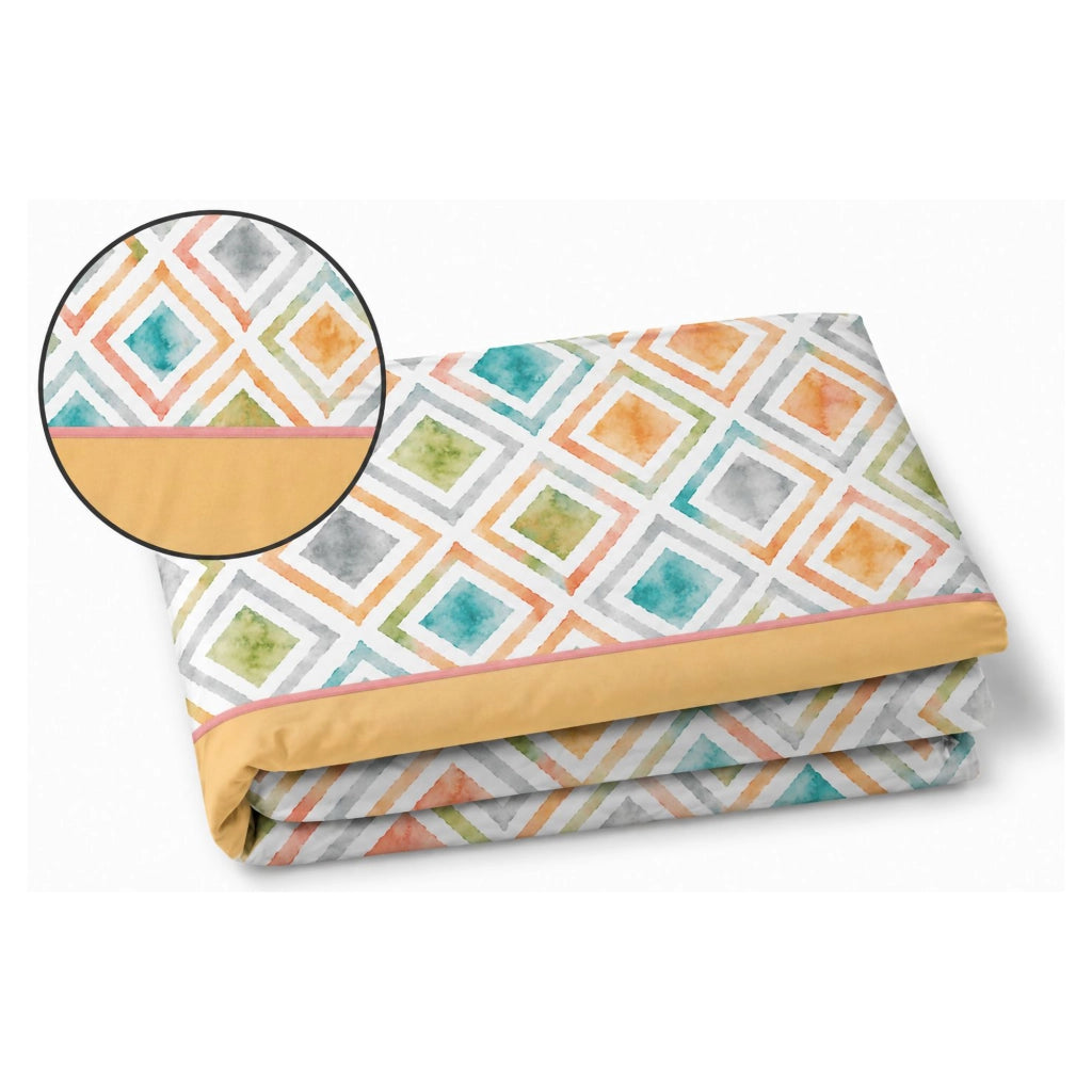 Sasila, set Completo Letto Singolo in Policotone, Giallo