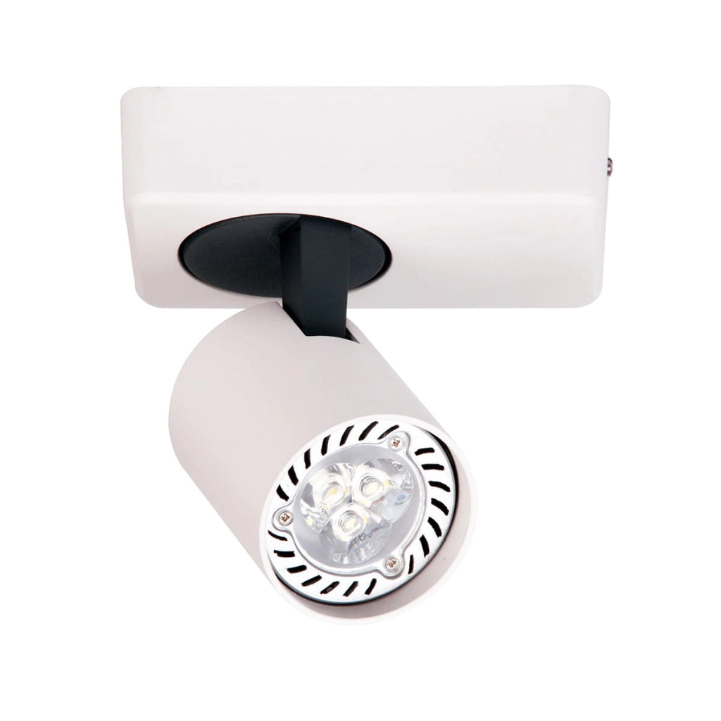 Faretto parete/soffitto Italux Elvira bianco GU10 orientabile