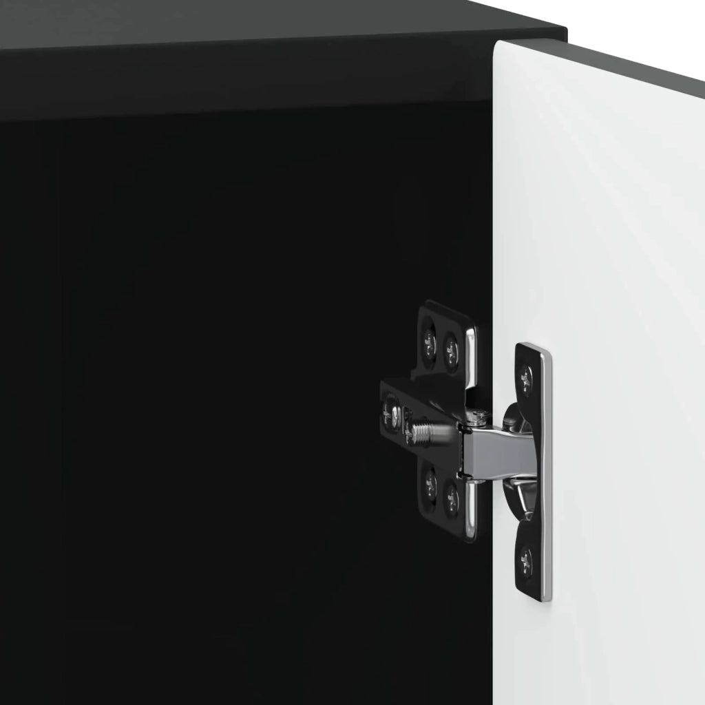 Set di 2 Comodini | Armadio da Notte | Mobiletto da notte Nero 43 x 34,5 x 50 cm
