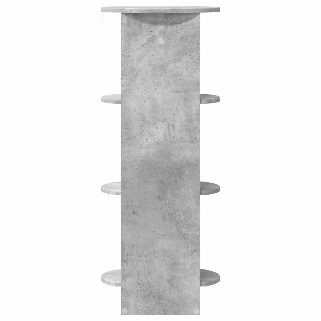 Mobile laterale Grigio Cemento 40 x 40 x 100 cm 899846