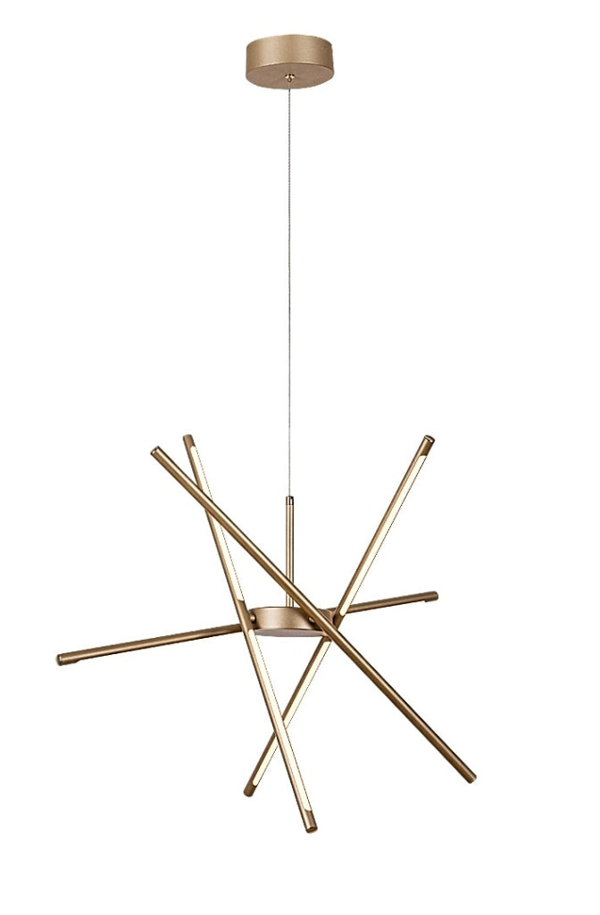Lampada sospensione Rabalux Henli2 LED 40W oro 3000K