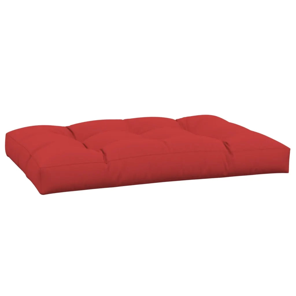 Cuscino per Pallet Rosso 120x80x12 cm in Tessuto 360519