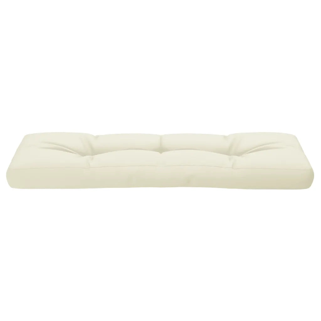 Cuscino per Pallet Crema 120x40x12 cm in Tessuto 360625
