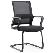 Sedia per visitatori GAVIN nera (DZ006C)