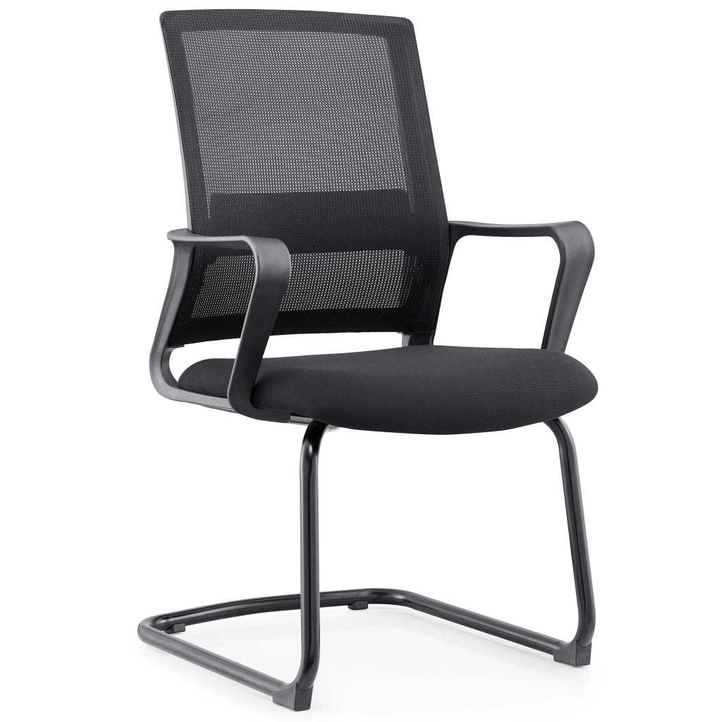 Sedia per visitatori GAVIN nera (DZ006C)