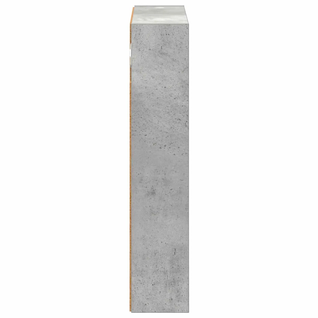 Armadio da bagno a muro Grigio Cemento 40 x 10 x 50 cm 889346