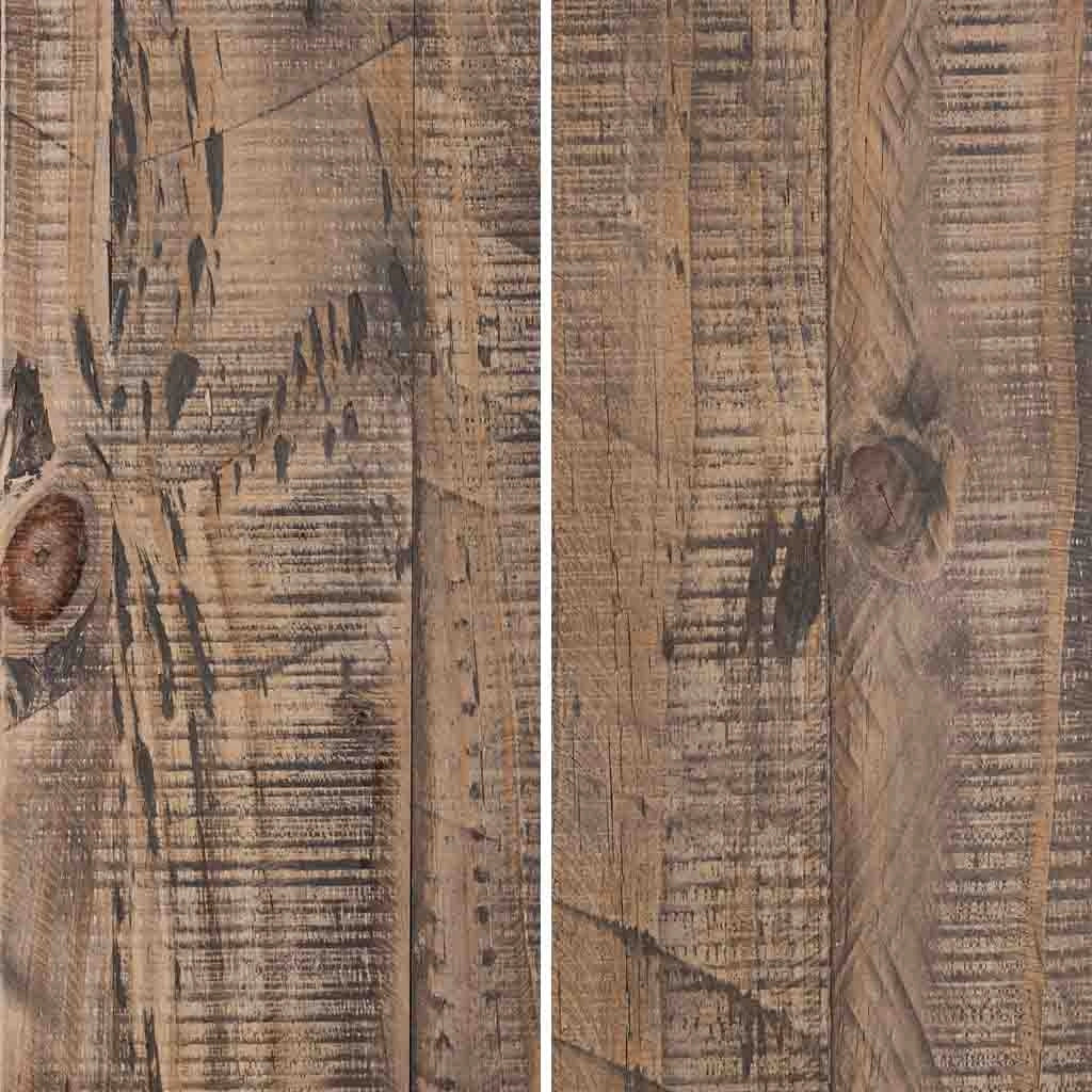 Comodino in legno marrone 50x40x65h cm