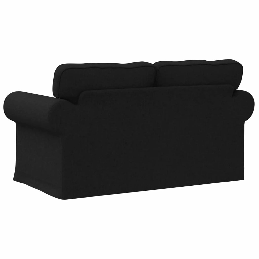 Divano Nero 155 x 82 x 80 cm Tessuto 42024301