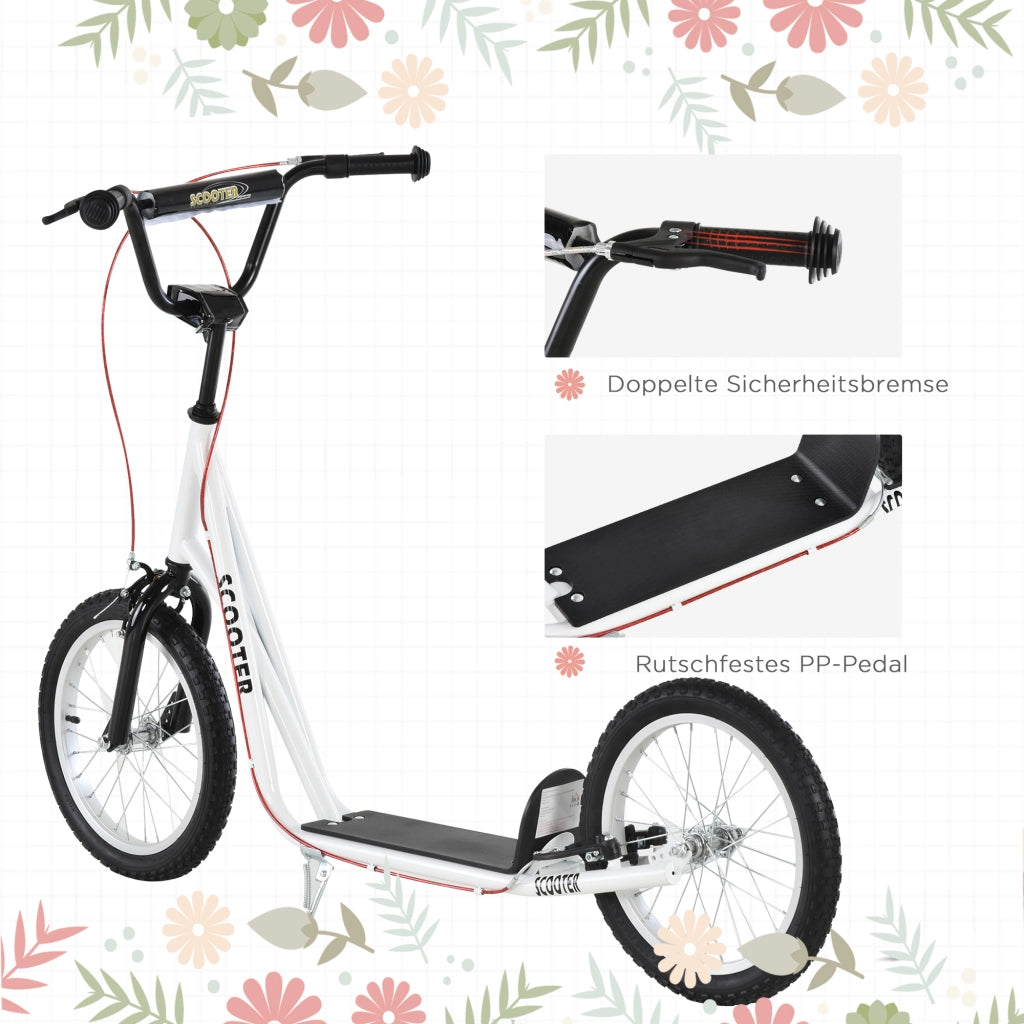 Monopattino per Bambini ¨C zephmum ¨C Bianco 16'