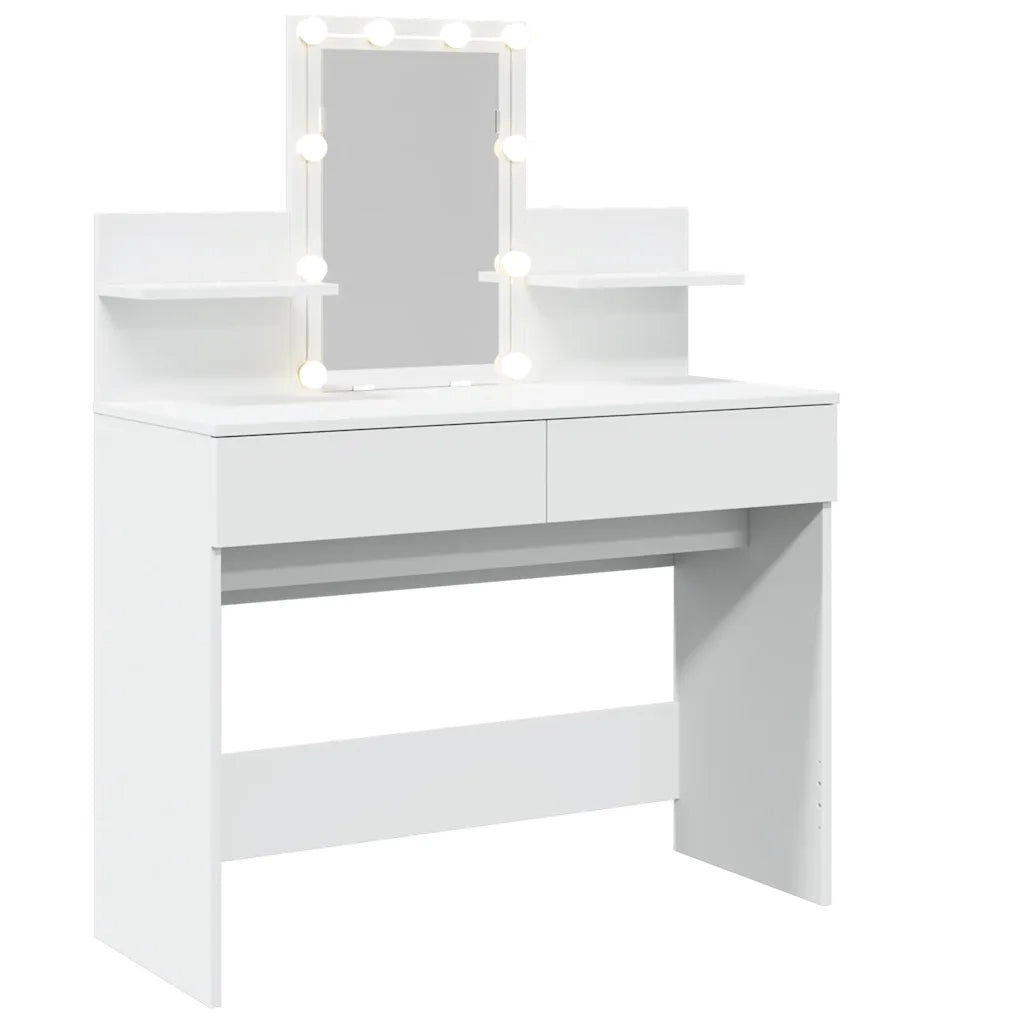Toeletta con LED Bianco 100x40x130 cm 848199