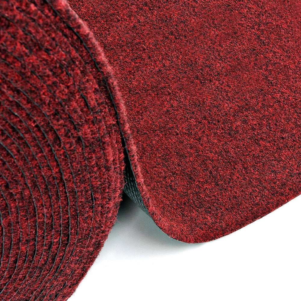 Passatoia Ingresso Moquette Asciugapassi Tinta Unita Corridoio Marciapiede 100x240 Cm Bordeaux