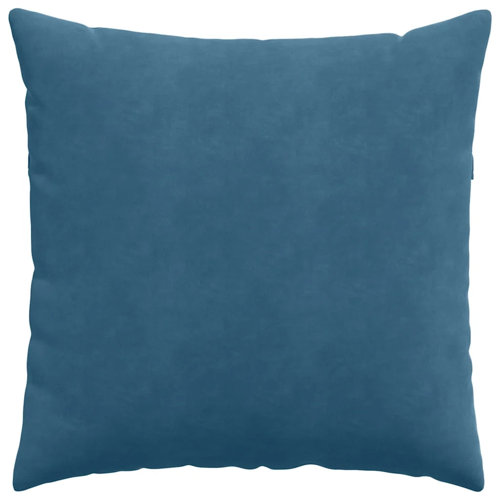 Cuscini da Divano 2 pz-Set di 2 Cuscini per Sofa Blu 60 x 60 cm Tessuto in Cords 444435