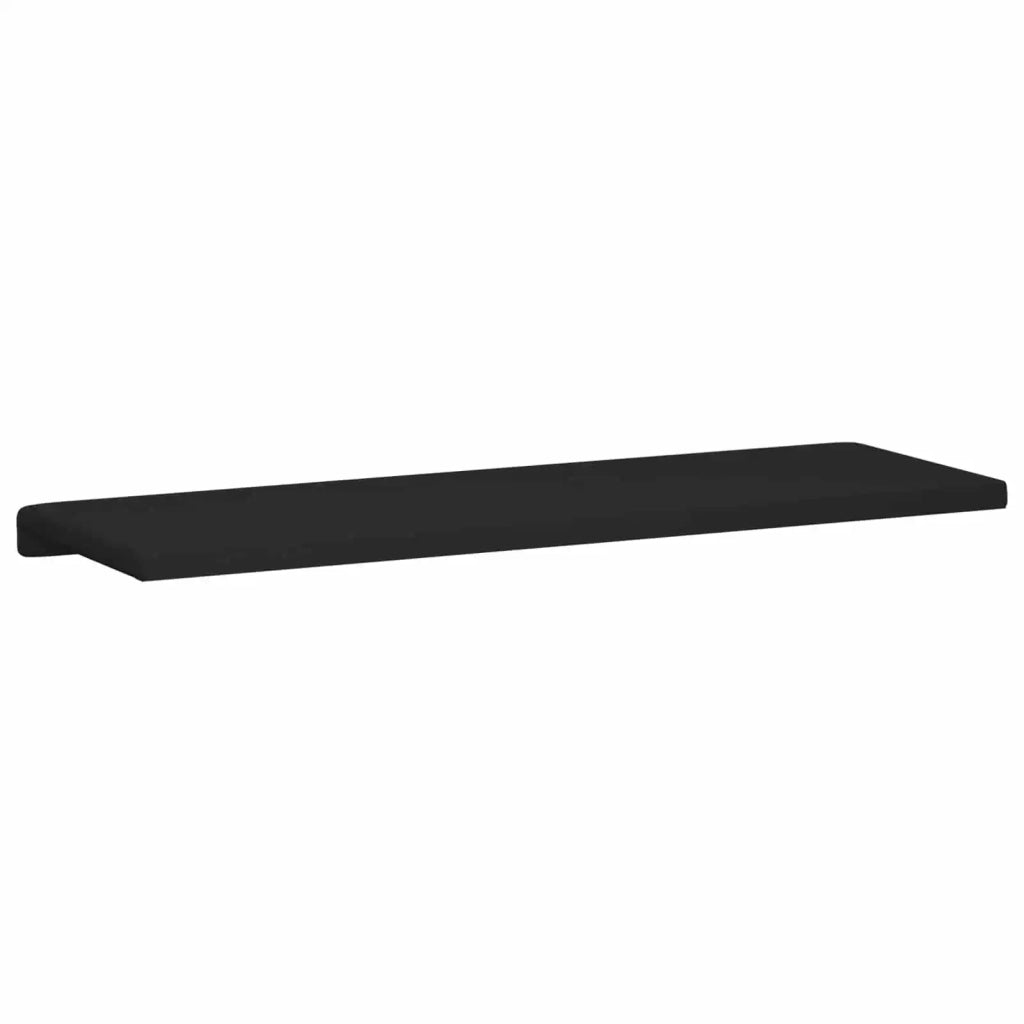 Cuscino per panchina Microfibra Nero Profondità 35 cm 42043363