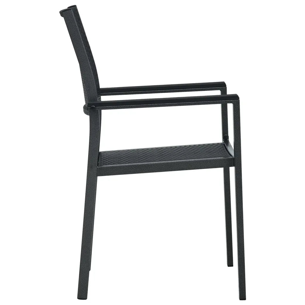 Set da Pranzo da Giardino 3 pz Nero 3099275