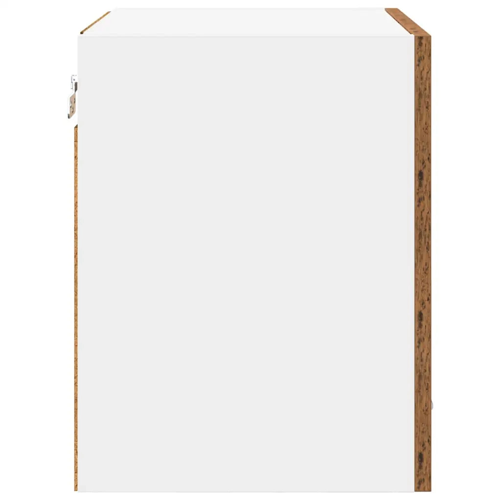Armadio pensile con porta 2 pcs Legno vecchio 40 x 31 x 40 cm 884207