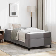 Struttura del letto con materasso Grigio 80 x 200 cm Tessuto 3398972