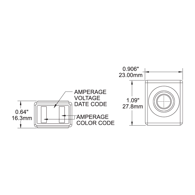 FUSIBILE TERMINALE 30A 80AMP
