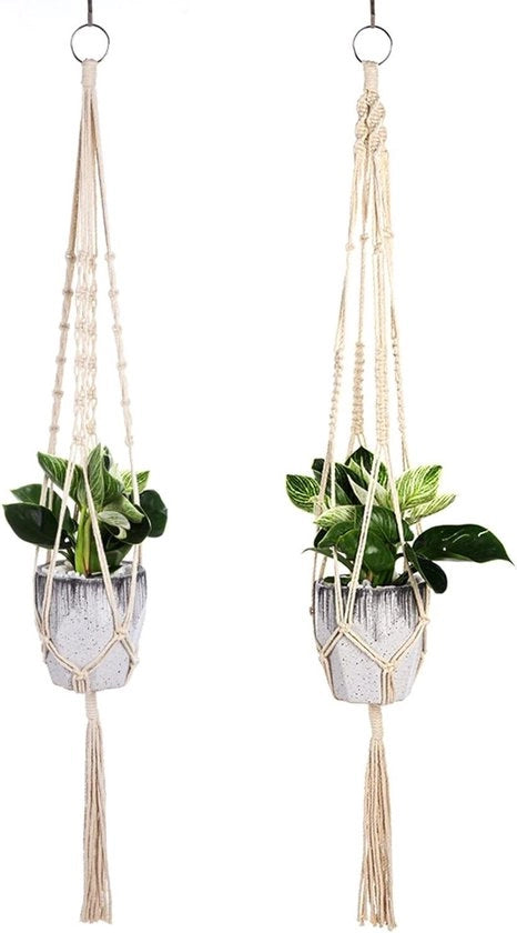Hanger perpendicolare in cotone da 105 cm per interni ed esterni - set da 2 pezzi