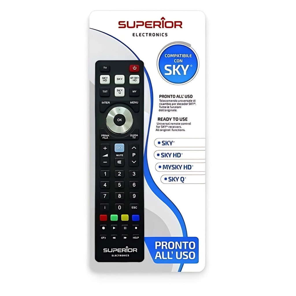 Superior Telecomando Universale SKY / SKY HD / MYSKY HD / SKY Q SH