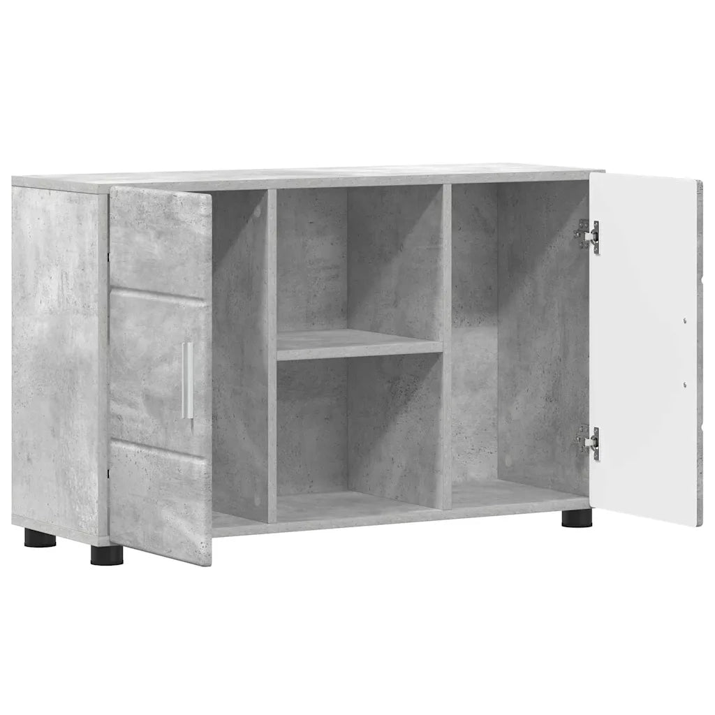 Credenza con porta FLORIN Grigio cemento 88,5 x 30,5 x 55,5 cm 880294