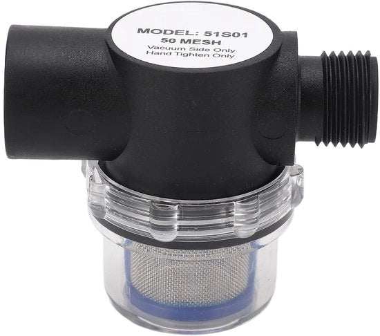 Filtro Inline 1/2 Pollici - Filtrazione Effettiva - Costruzione in Polimero - Alta Resistenza ai Colli - Facile da Installare - Adatto per Tubazioni - Filtro dell'Acqua