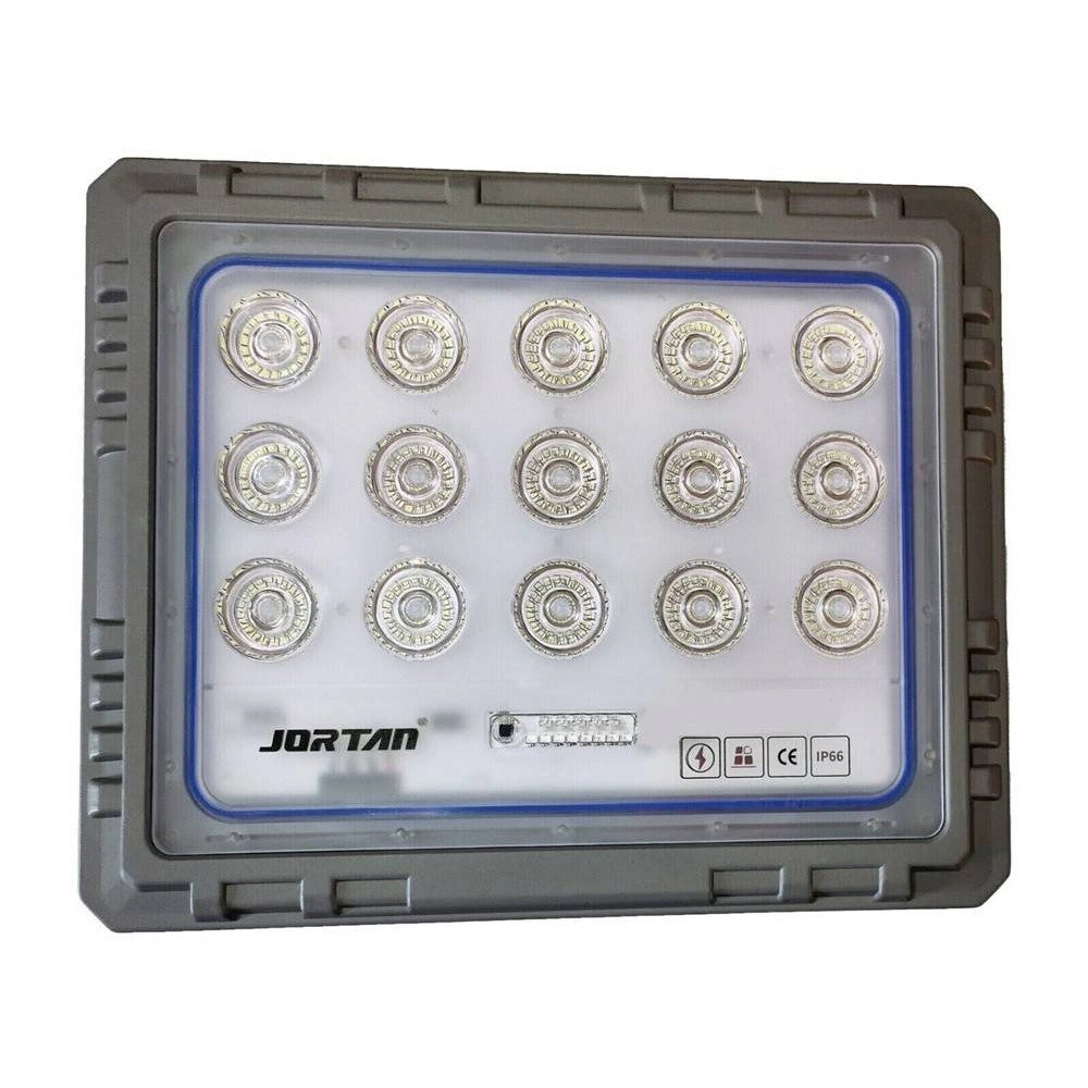Trade Shop - Faro 200 Watt Con Pannello Solare Luce Forte Telecomando Batteria Lunga Durata -