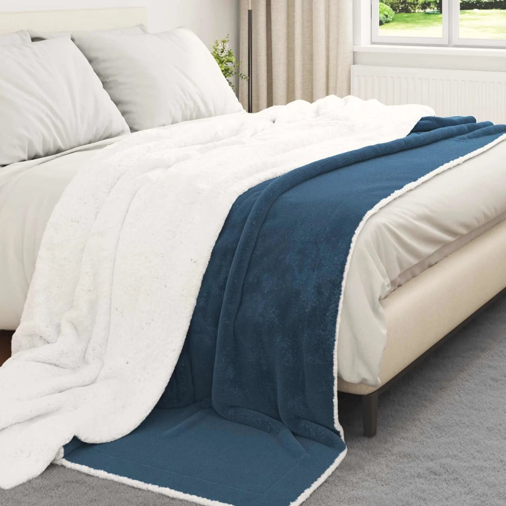 Coperta Blu navy 240 x 270 cm Panno 42016992
